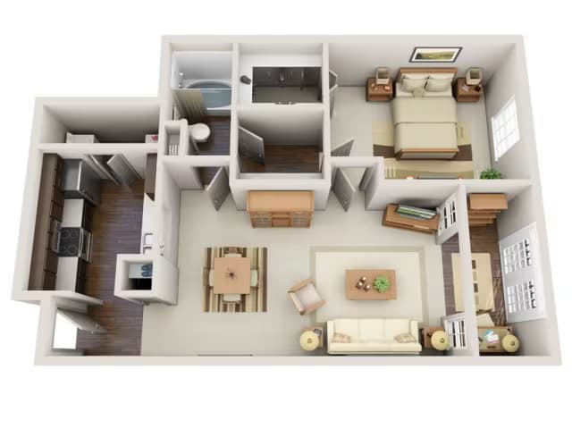 B60 AFF 0310 floor plan