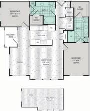 B2 17301 floor plan