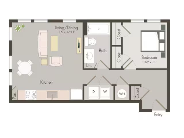 Unit 167 floor plan