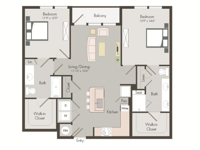 B1 436 floor plan
