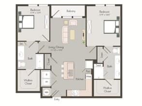 B1 334 floor plan