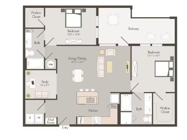 B6A 460 floor plan