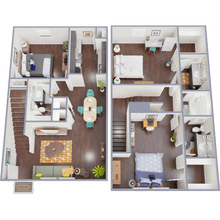 3 Beds / 2.5 Baths - RENOVATED UNIT floor plan