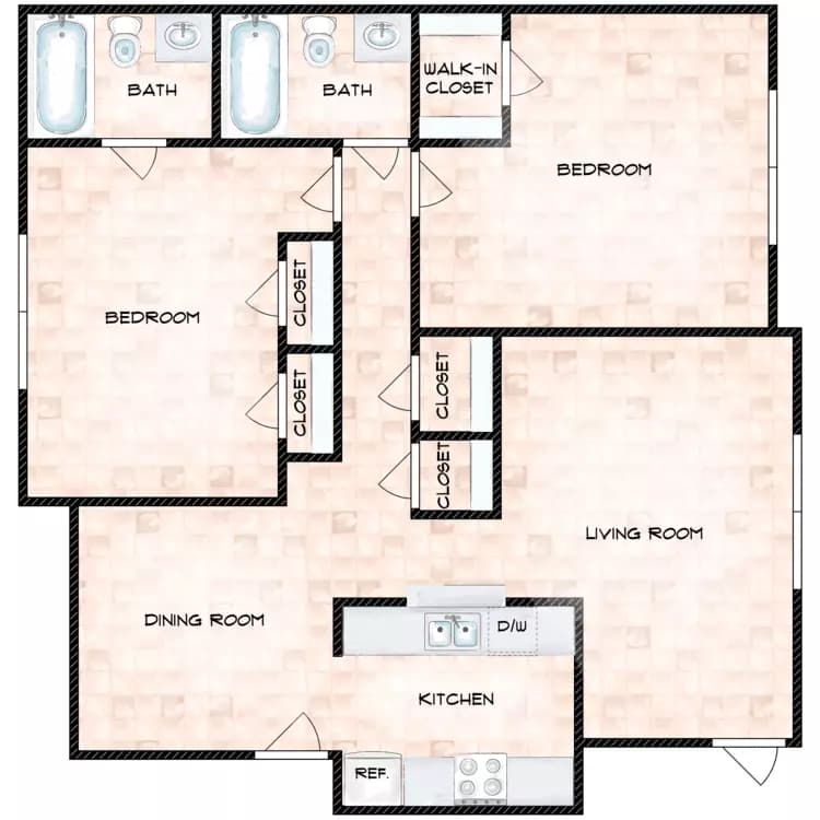 Unit 129 129 floor plan