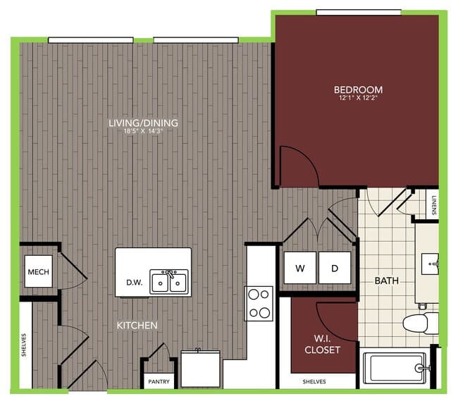 Unit 11205 floor plan