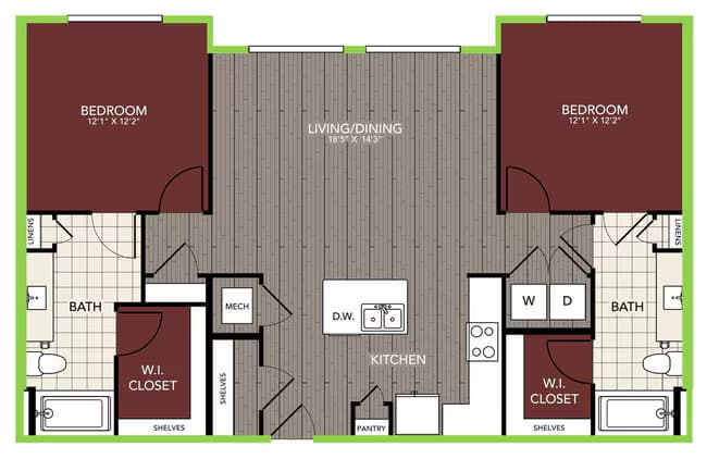 B1 Essential Housing 3304 floor plan