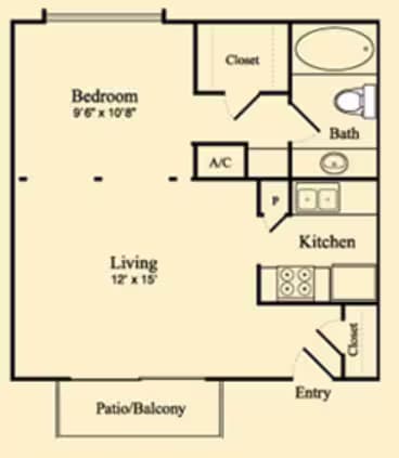 Efficiency floor plan