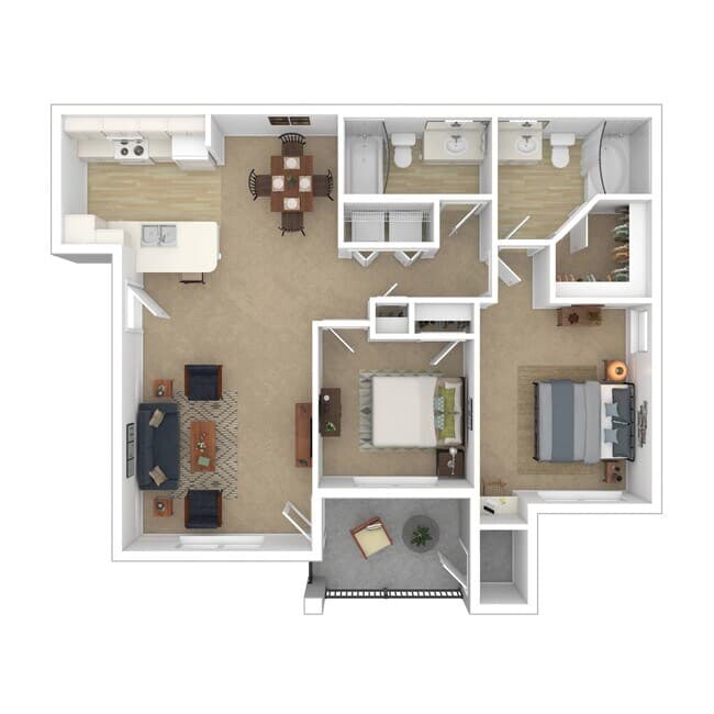 Unit 0431 floor plan