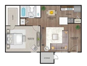 A1C 1516 floor plan