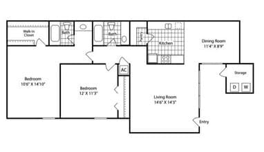 B2C 1705 floor plan