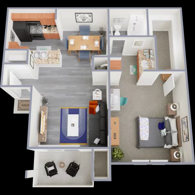 1x1 310 floor plan