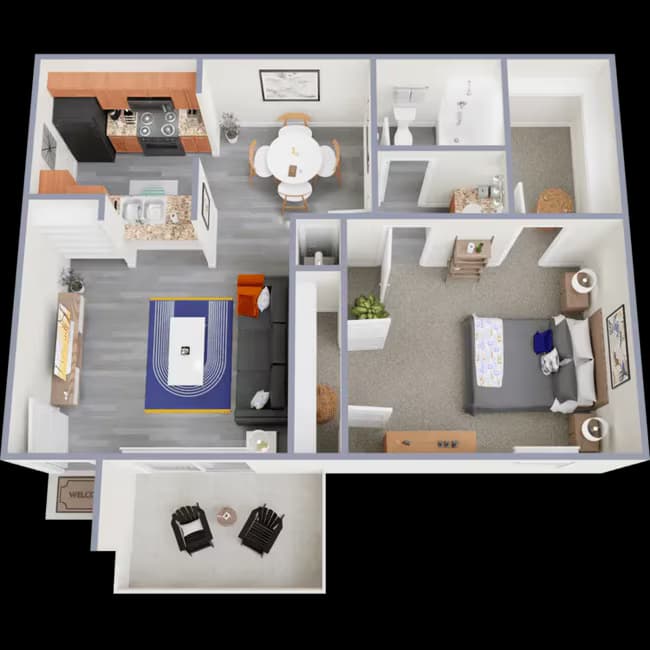 Unit 212 floor plan