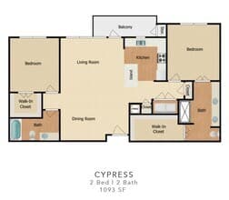 Cypress 543 floor plan