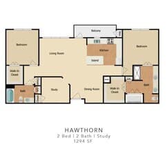 Hawthorne 524 floor plan