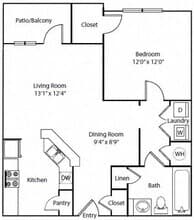 1B 1-04103 floor plan