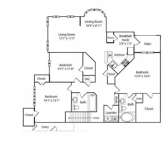 3D Renovation 4 2-11105 floor plan