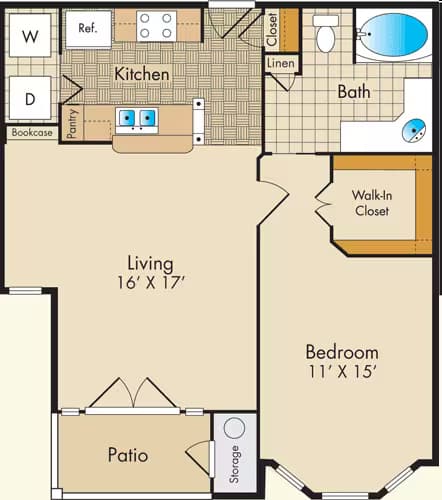 Unit 2049 floor plan