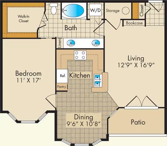 Unit 1003 floor plan