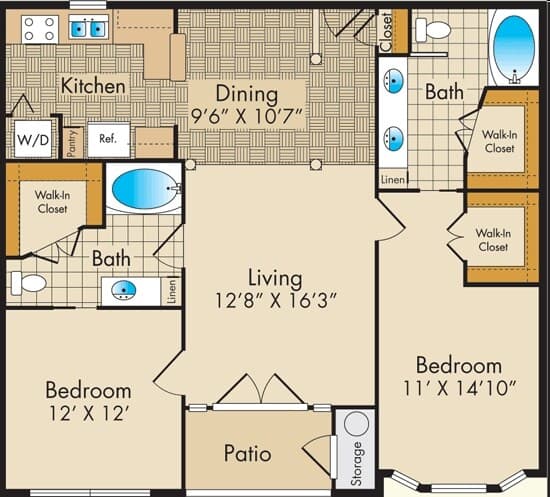 Unit 2019 floor plan