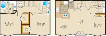 H 1056 floor plan