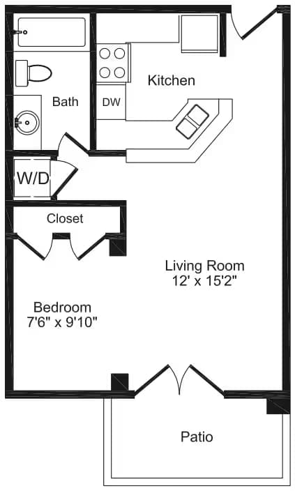 Unit 604 floor plan