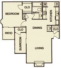 Unit 317 floor plan