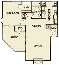 Unit 504 floor plan
