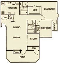 Unit 112 floor plan
