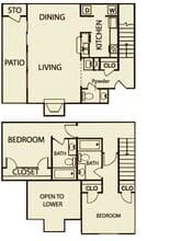 Unit 604 floor plan