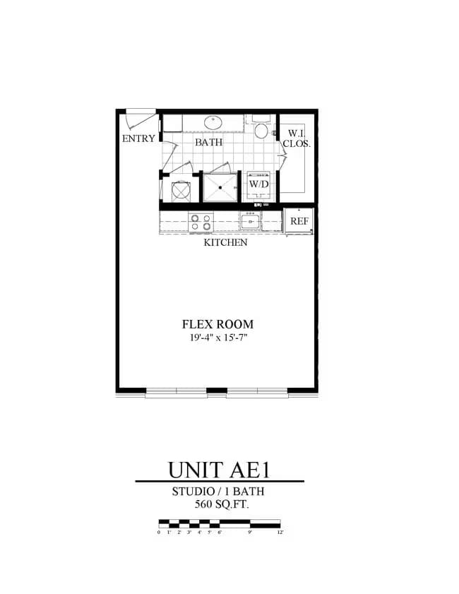 AE1 2423 floor plan