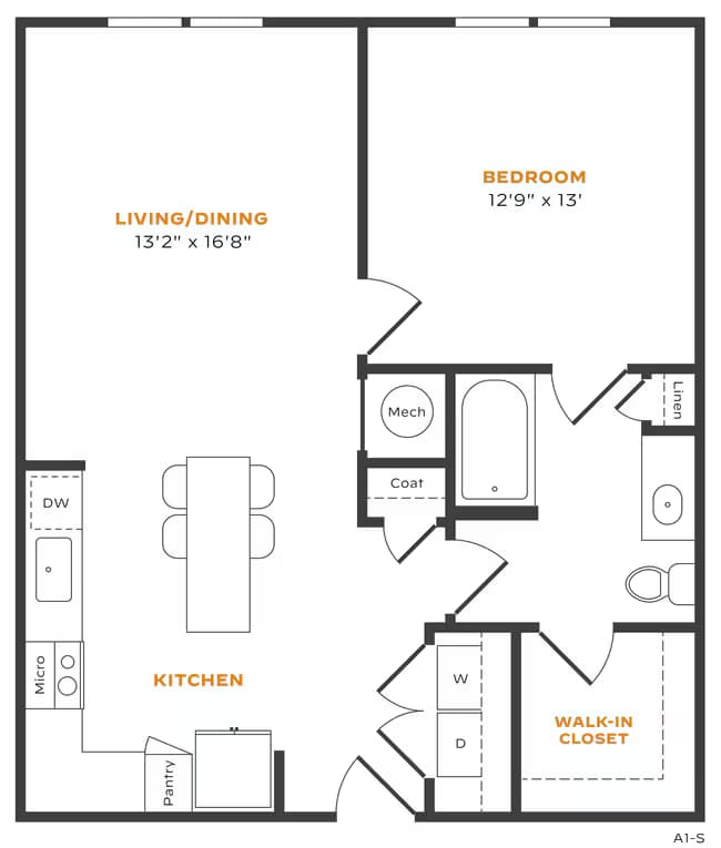 Unit 816 floor plan