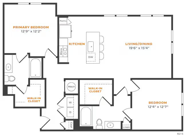 Unit 722 floor plan
