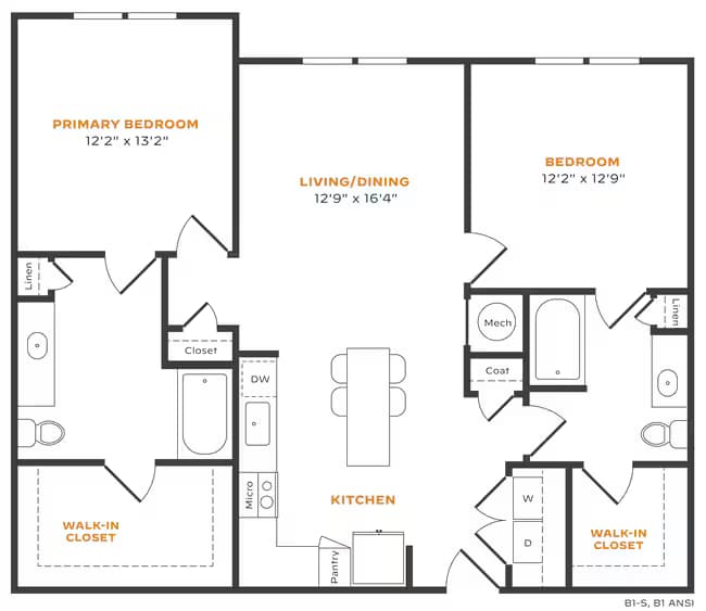 Unit 126 floor plan