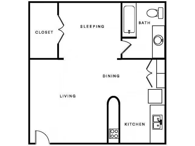 A 263 floor plan