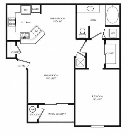 A2 832 floor plan
