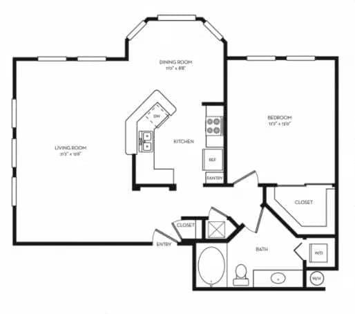 Unit 205 205 floor plan