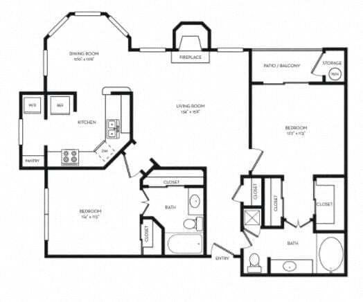 Unit 811 811 floor plan