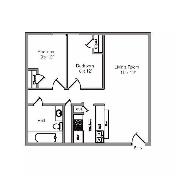 Unit 242 242 floor plan
