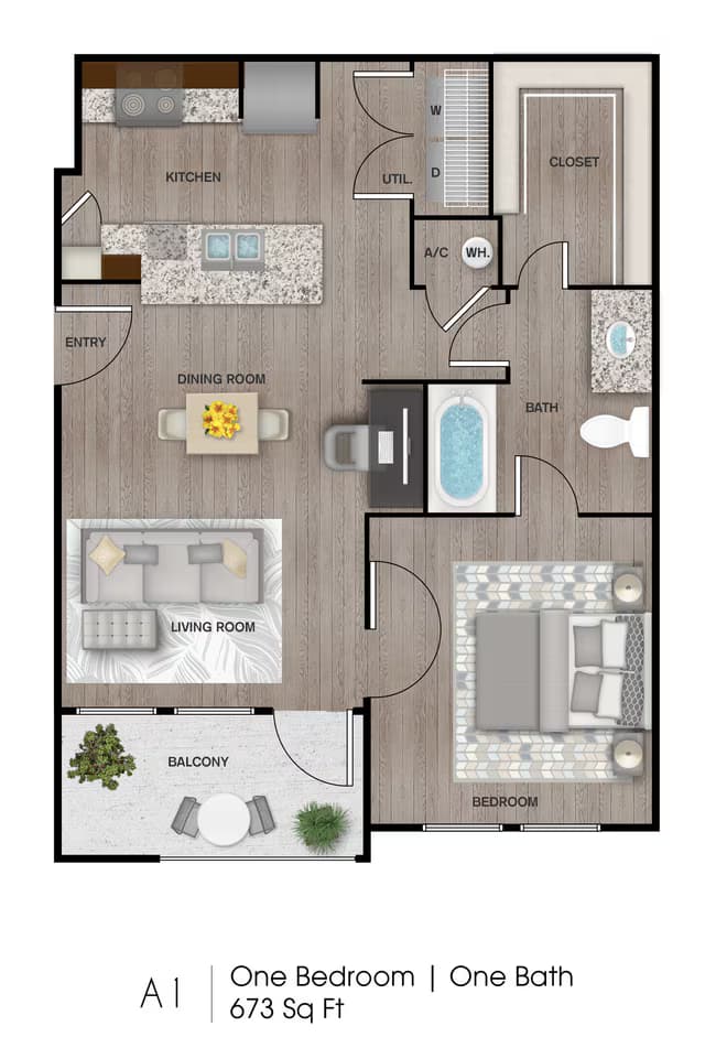 Unit 5305 floor plan