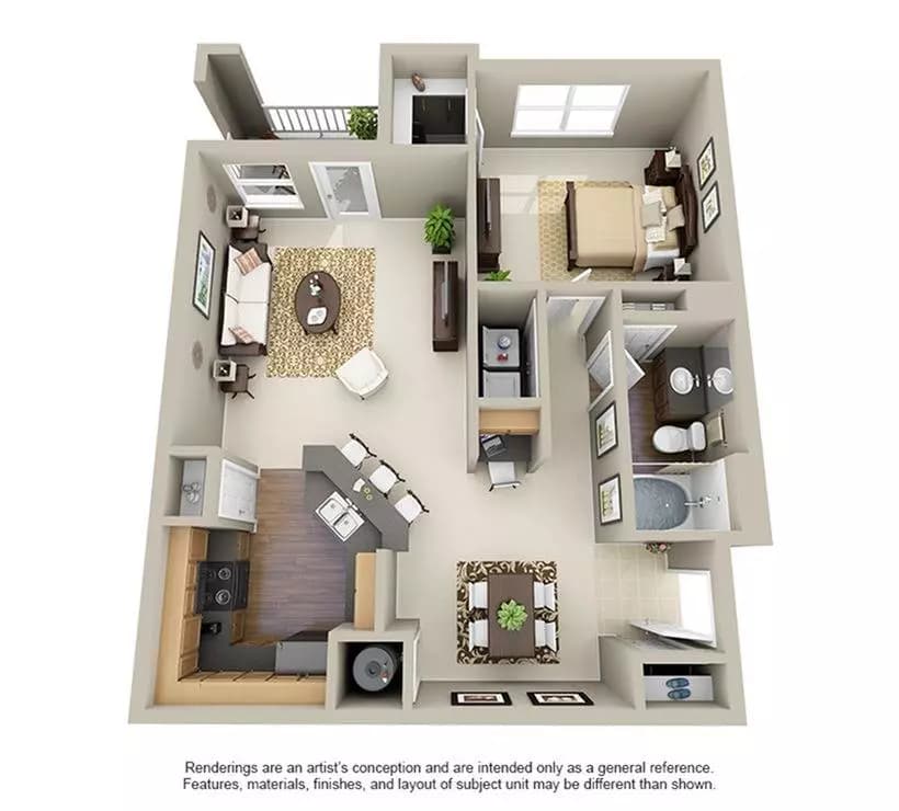 A1 U1-6302 floor plan