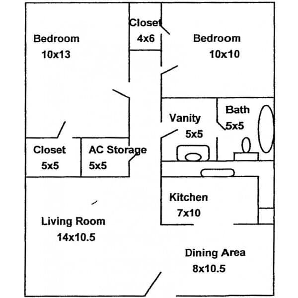 B 139 floor plan