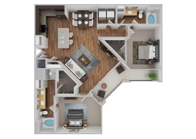 Unit 358 floor plan