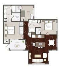 C1 - 2x2 8301 floor plan
