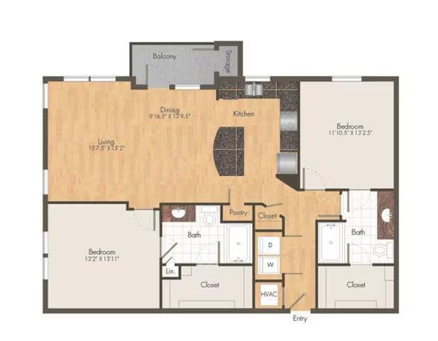 Unit 05315 floor plan