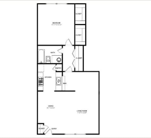 Unit 4-434 floor plan