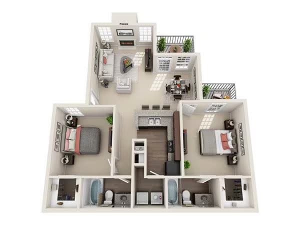 Salerno B 1504 floor plan