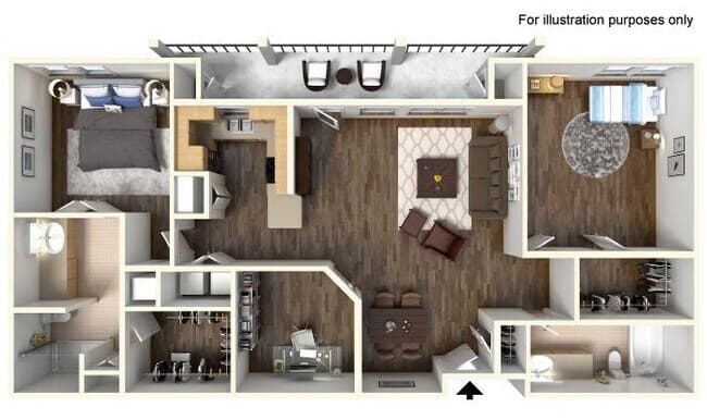 B3 304 floor plan