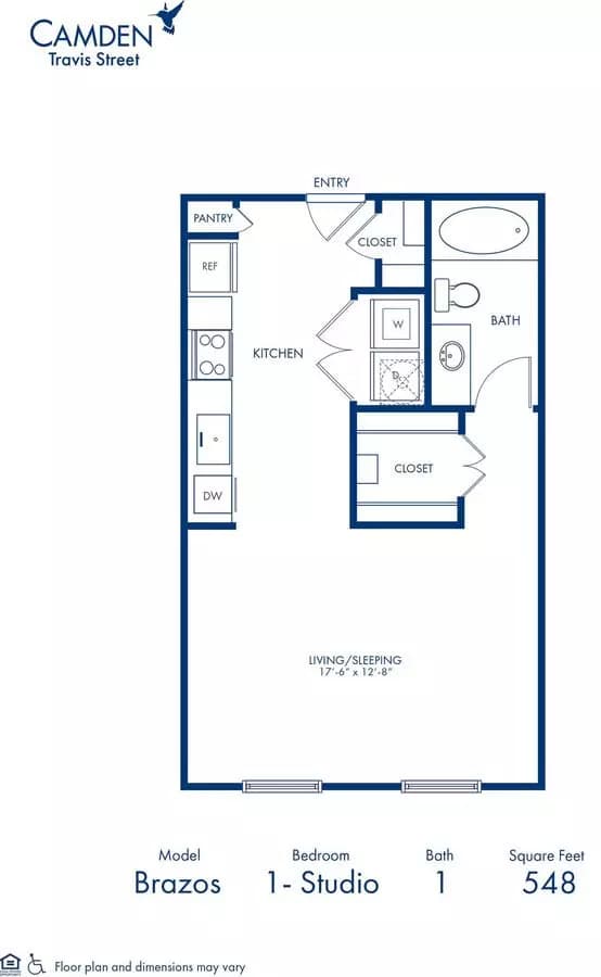 Studio • 1 Bath 1061 floor plan