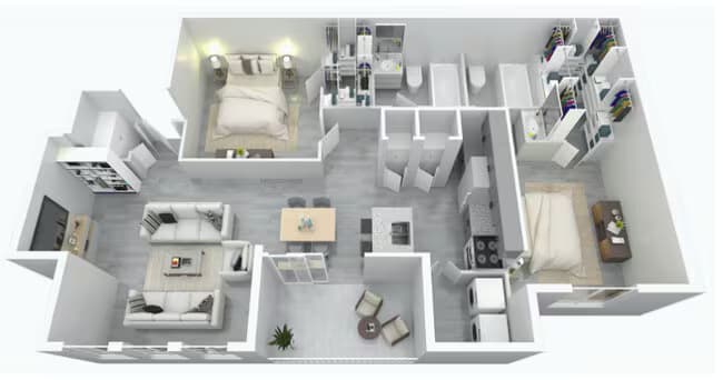Unit 220 floor plan