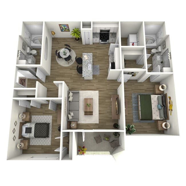 Unit 1304 7204 floor plan
